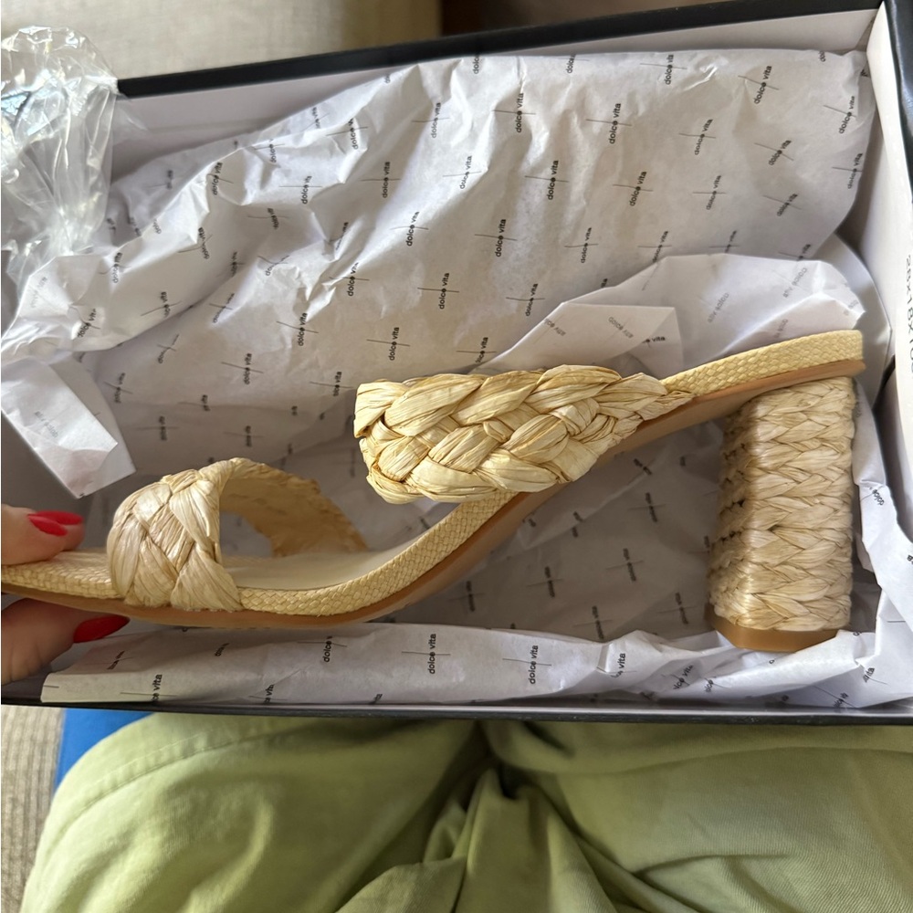 Dolce Vita Raffia Heels
